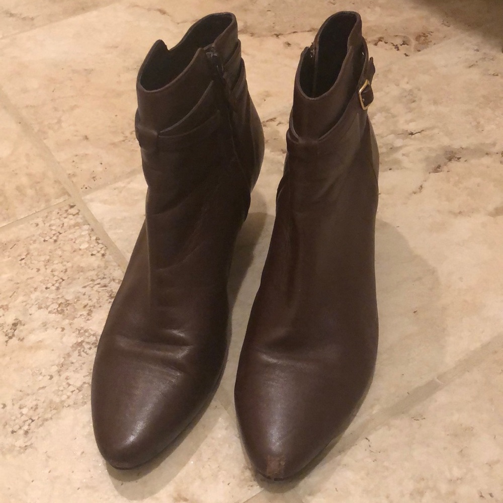 Cole Haan Brown Booties (Sz 8)